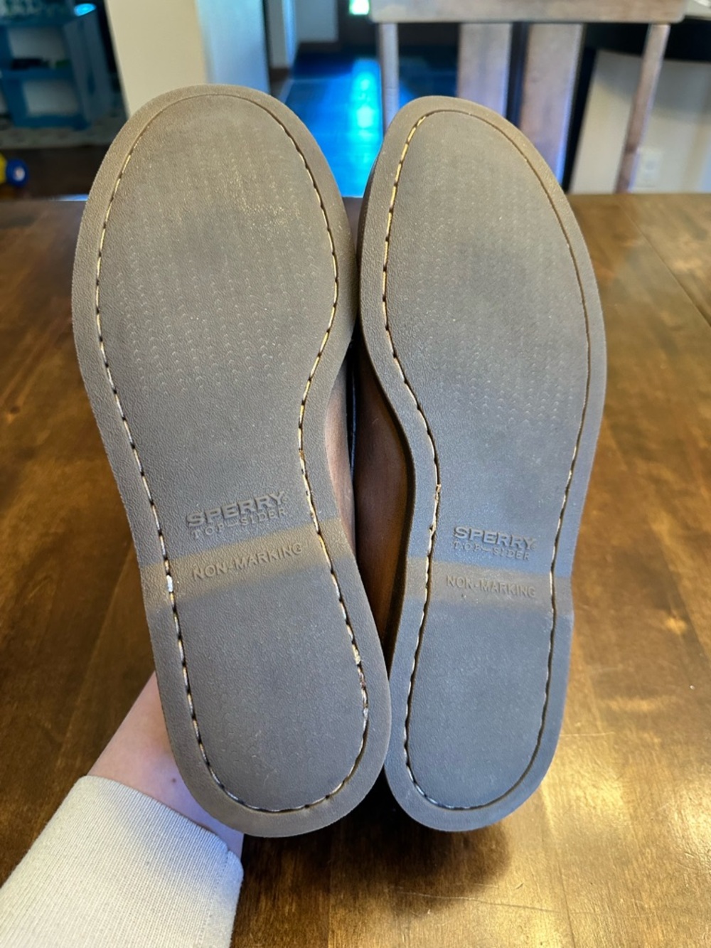 Sperry Top-Sider Mens Boat Shoes Leather Tan Brown Size 10 Classic Preppy - Picture 14 of 16